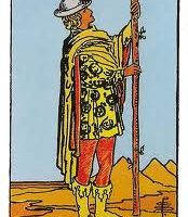 Sota de bastos tarot Rider-Waite