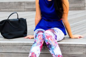 Leggins de print floral