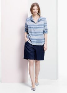 Shorts en tonos azules