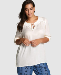 Blusas con lazada
