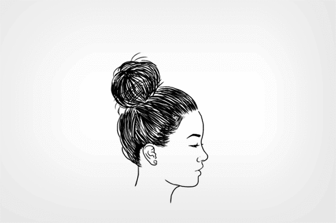 atarse el cabello