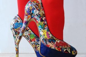 Cómo forrar tus zapatos con comics 1