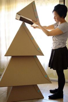arbol de carton