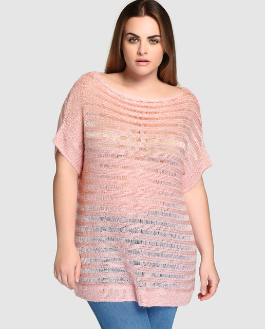 Camiseta en tonos rosas