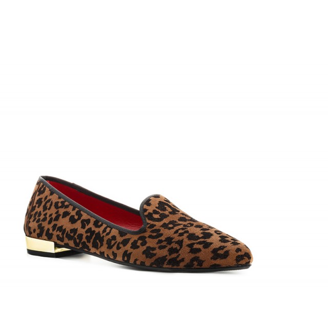 Slipper print leopardo
