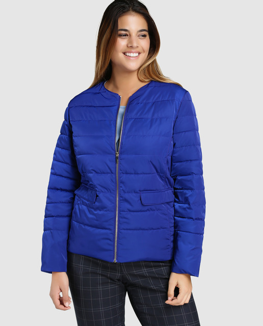 Nueva colección Síntesis XXL Primavera 2017 - cazadoras azules