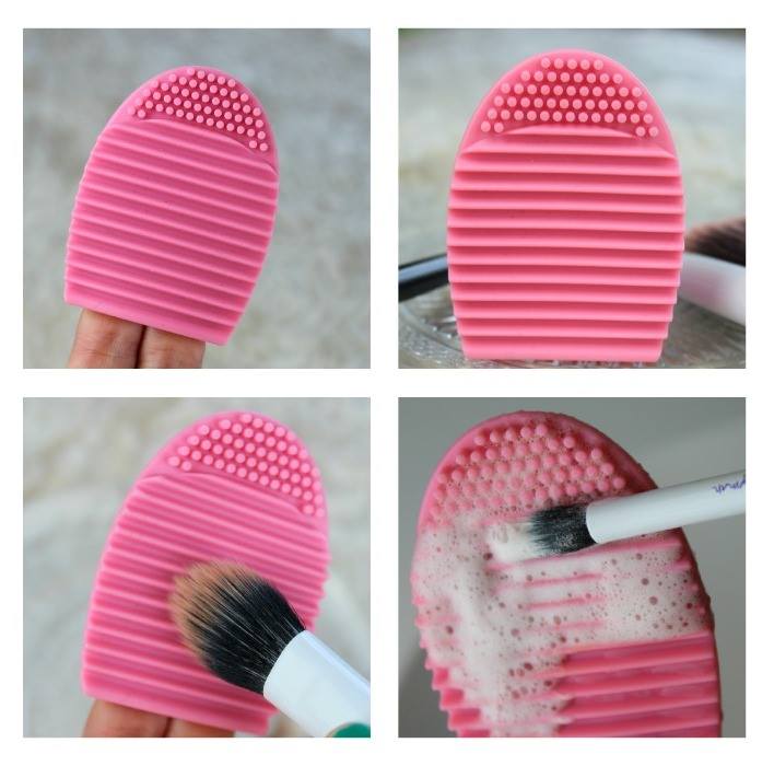 limpiar tus brochas de maquillaje