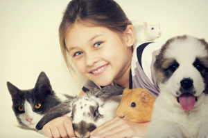 niños y mascotas