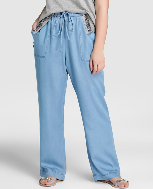 Casual Denim Tallas Grandes - pantalones denim