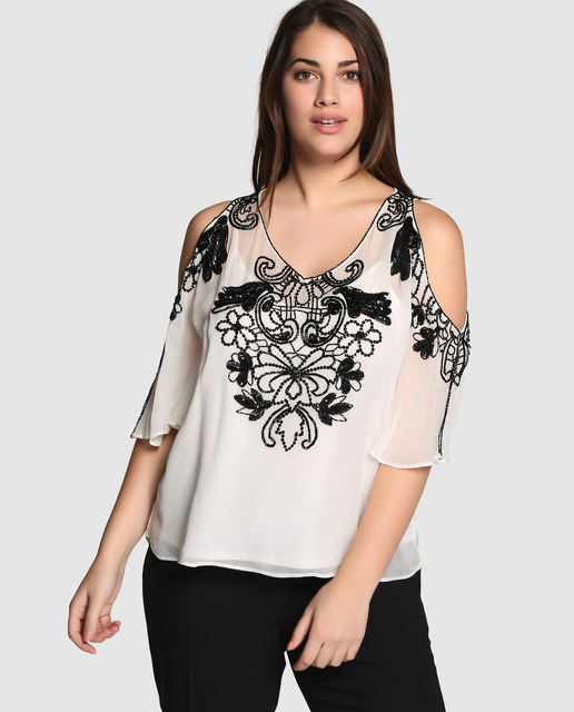 Tendencias Tallas Grandes Ropa Étnica - blusa étnica