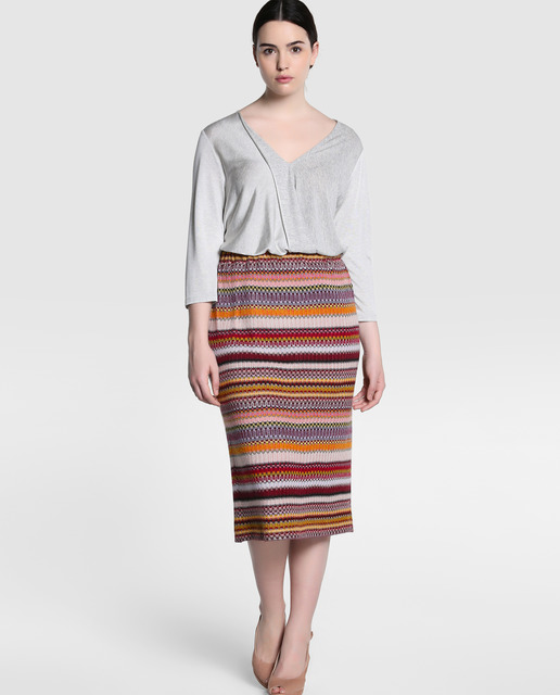 Tendencias Tallas Grandes Ropa Étnica - falda étnica