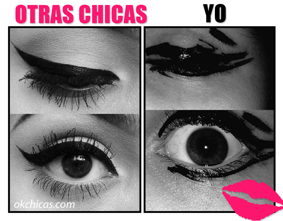 delinear los ojos