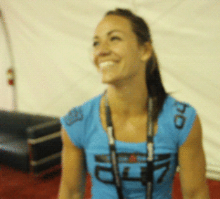 mujer feliz
