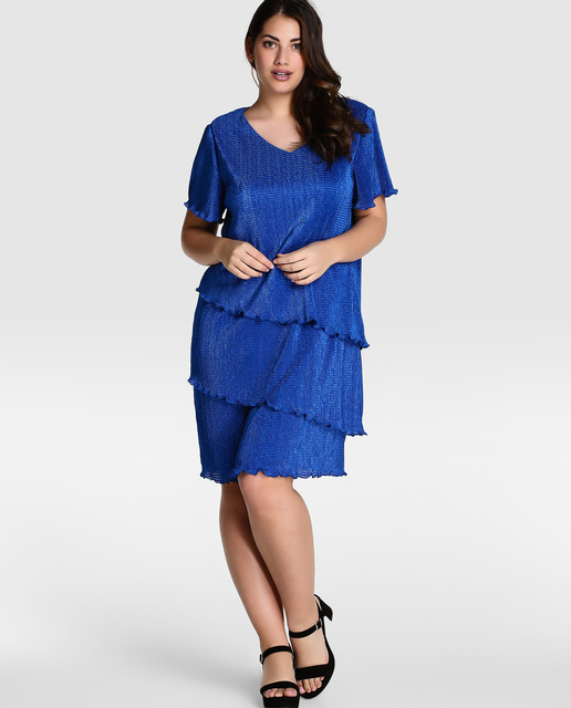 Descuentos de hasta el 50% en Antea Plus - vestidos azules talla grande