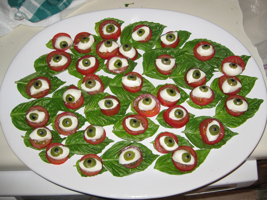 Snacks y recetas de Halloween - ojos de Halloween