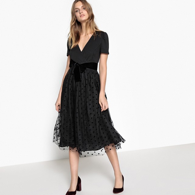8 vestidos para Navidad 2017 que sí tienes que fichar - vestido fiesta negro