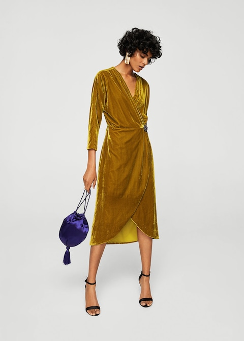 8 vestidos para Navidad 2017 que sí tienes que fichar - vestido terciopelo