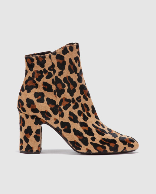 Salones y zapatos para Fin de Año 2017 - botines leopardo