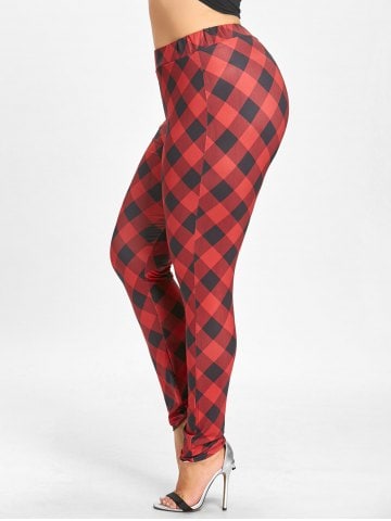 Leggins de Navidad tallas grandes ¡lo + novedoso! leggin de cuadros