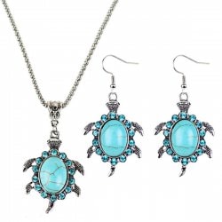 Set de joyas especiales para Año Nuevo ¡Inspírate! - set joya imitación zafiro