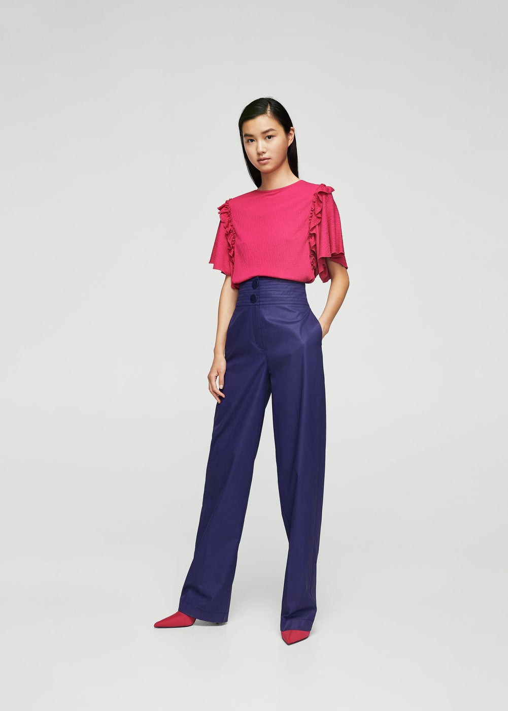 5 imprescindibles de las REBAJAS ENERO 2018 - blusa con volantes