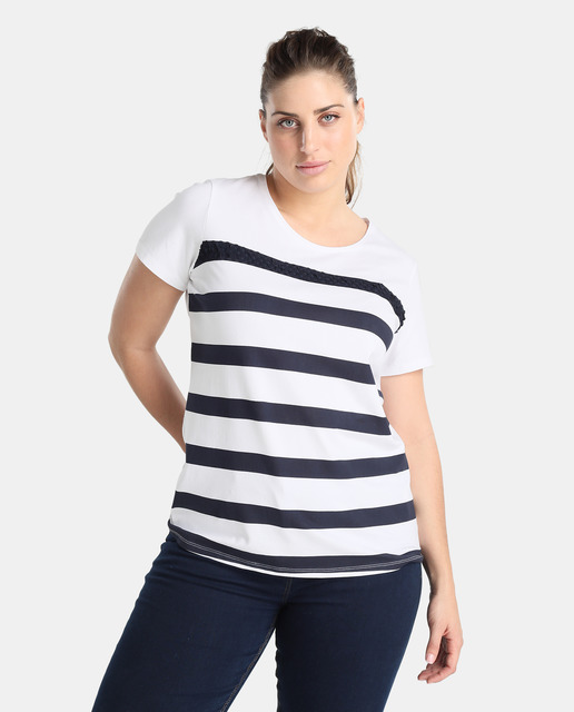 Antea Plus Moda Tallas Grandes Primavera 2018 - tops marineros