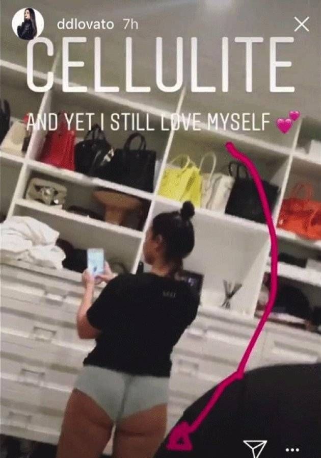 Demi Lovato, contenta con su celulitis - fotos de Demi Lovato