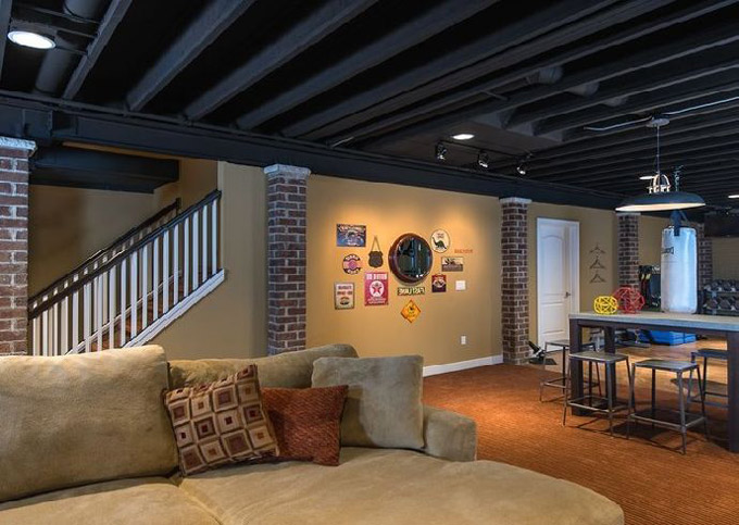 Ideas para decorar la habitación del sótano 1